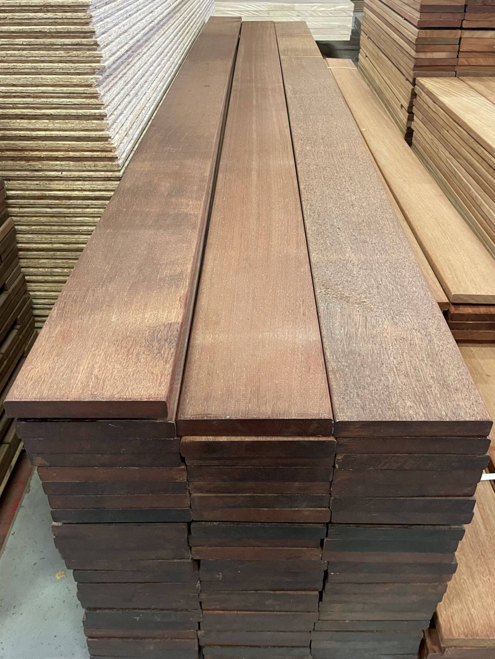 Lame Terrasse Merbau